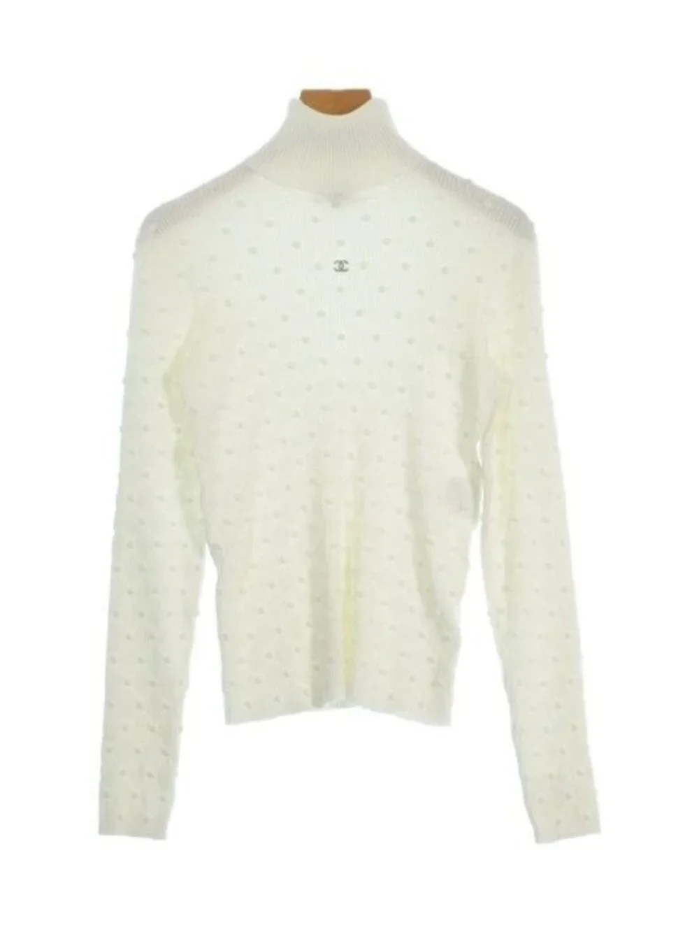 Chanel Knit Sweater White